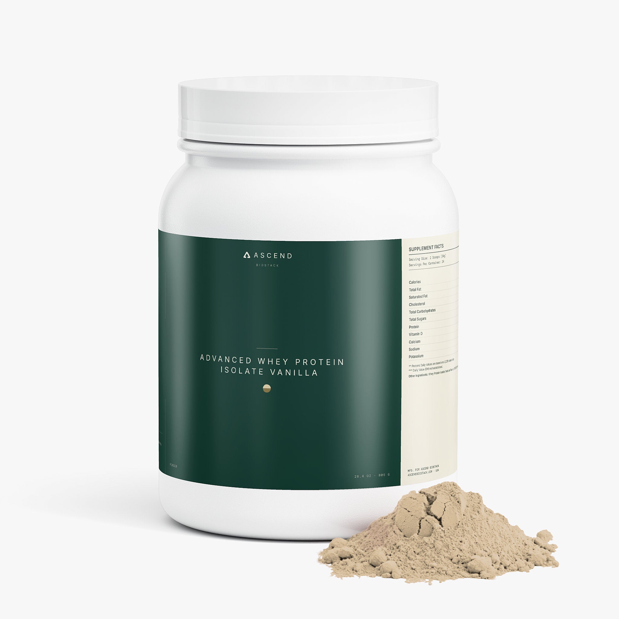 Advanced 100% Whey Protein Isolate (Vanilla)