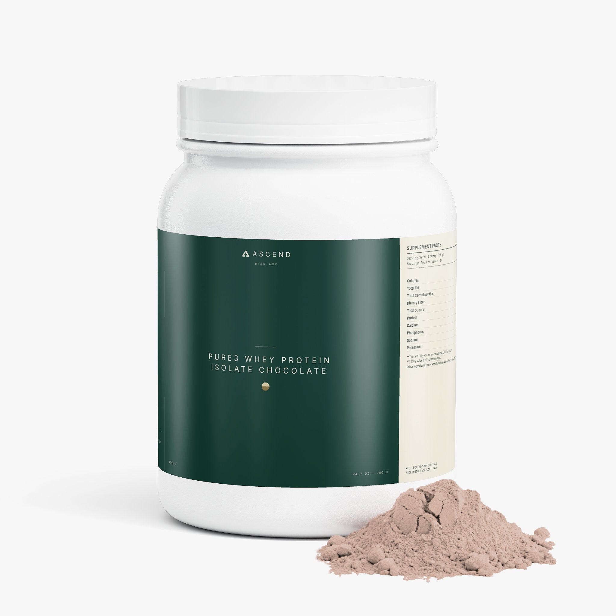 Pure3 100% Whey Protein Isolate (Chocolate)