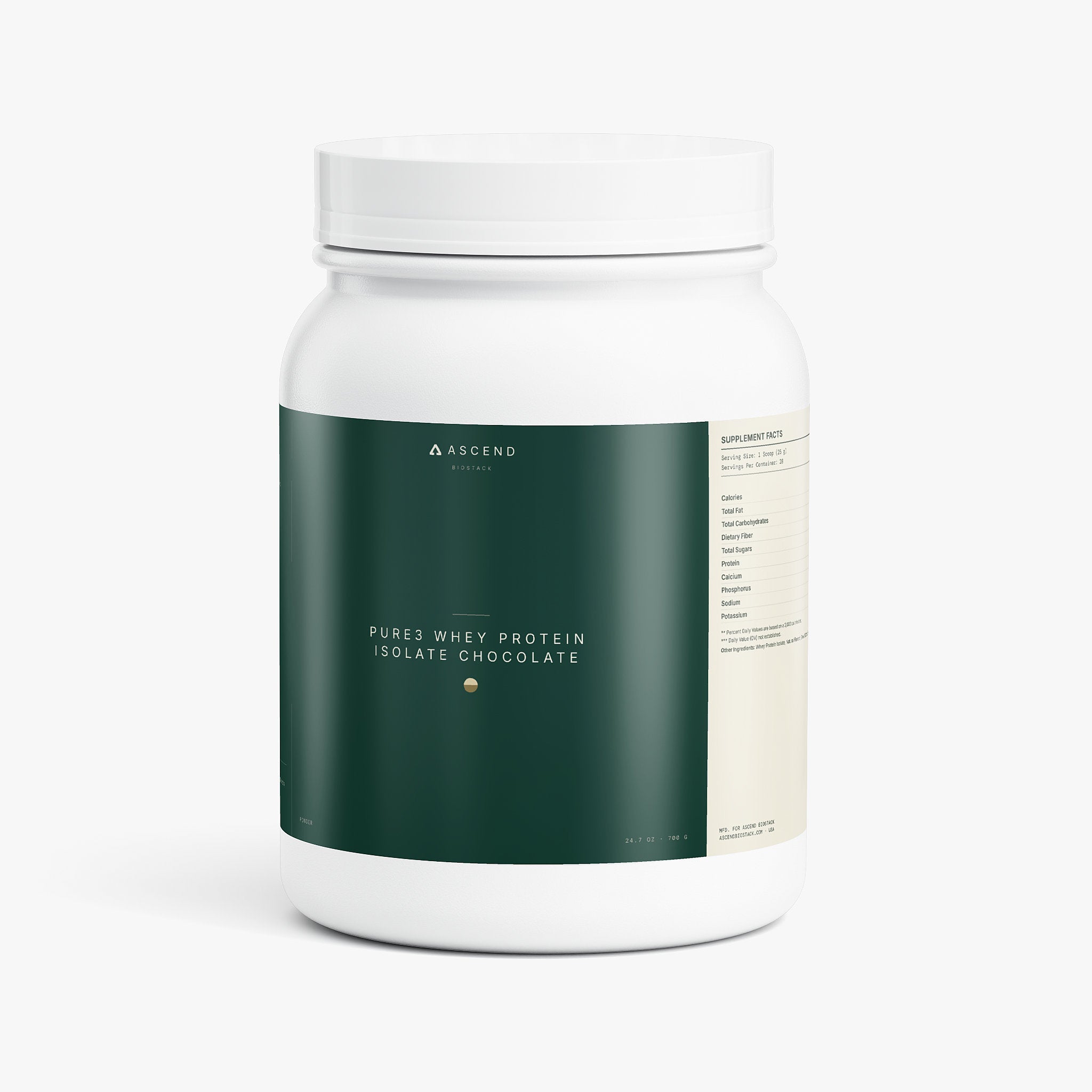 Pure3 100% Whey Protein Isolate (Chocolate)